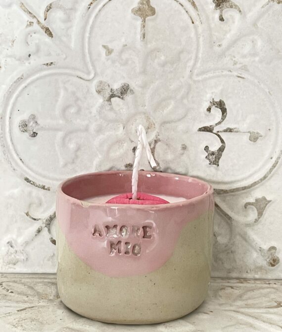 Cér’AmOré Mio Rose émaillé transparent