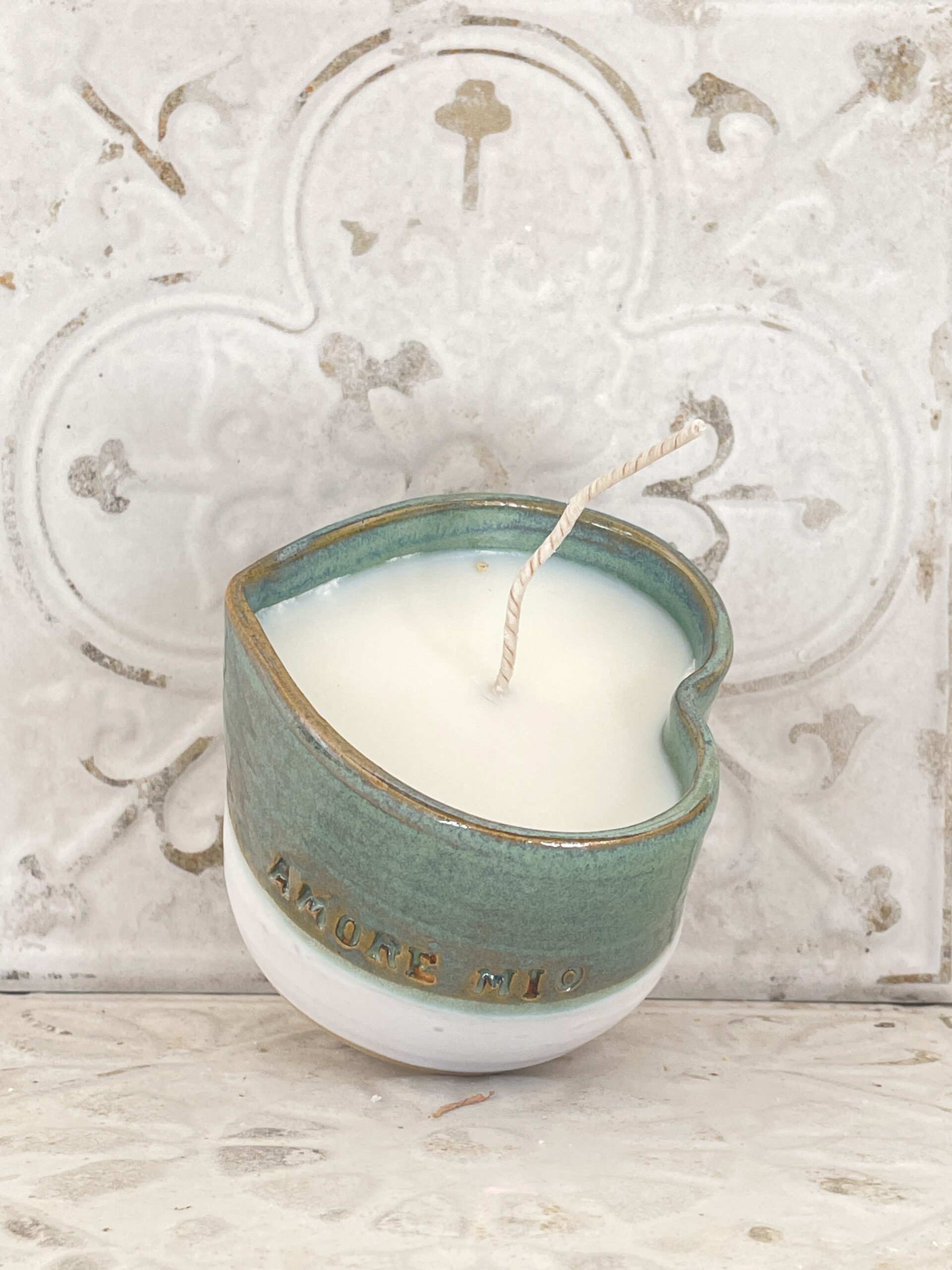 Cér’AmOré Mio Coeur Vert et blanc